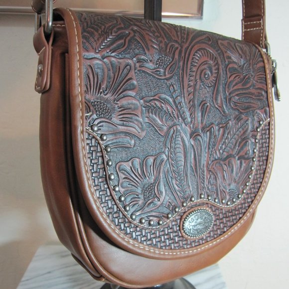 Trinity Ranch Cross Body Brown Purse - Picture 6 of 8